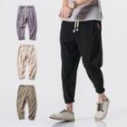 Fish Embroidered Sweatpants