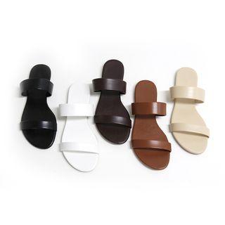 Double-strap Slippers