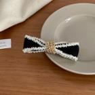 Contrast Trim Bow Hair Clip As Shown In Figure - One Size