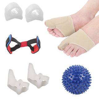 Set Of 5: Toe Separator + Massage Ball + Valgus Toe Corrector
