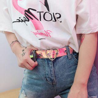 Iridescent Transparent Belt