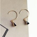 Triangle Drop Pull-through Earring 1 Pair - As Shown In Figure - One Size