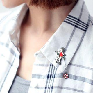 Cartoon Metal Brooch