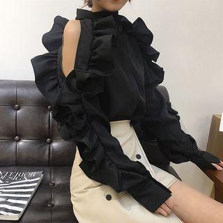Frilled Sleeve Blouse