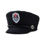 Star & Anchor Badge Felt Military Cap