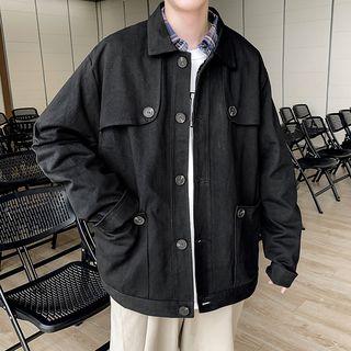 Button-detail Shirt Jacket