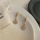 S925 Silver Coin Earrings  - [s925 Silver Needle] A Pair Of Earrings
