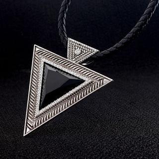 Rhinestone Triangle Necklace