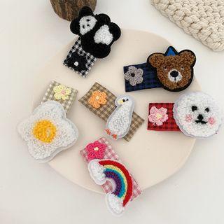 Embroidered Cartoon Hair Clip