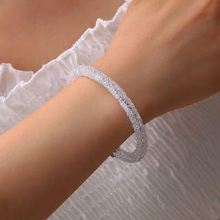 Faux Crystal Bangle
