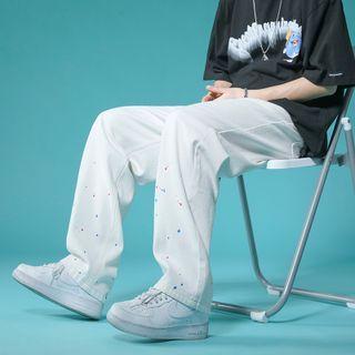 Painting Straight Leg Jeans