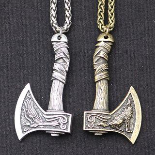 Alloy Axe Pendant Necklace