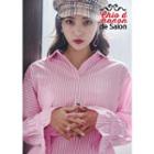 Half-placket Tie-cuff Stripe Shirt