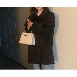 [dearest] Raglan Single-breasted Mac Coat One Size