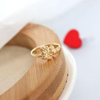 Maple Leaf Ring 3091 - Gold - One Size