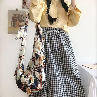 Chain Print Tote Bag As Shown In Figure - One Size
