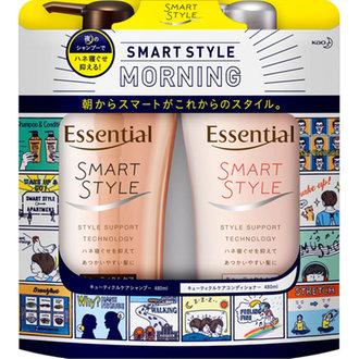 Kao - Essential Smart Style Hair Set: Shampoo 480ml + Conditioner 480ml 2 Pcs