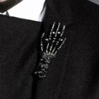 Skull Hand Brooch