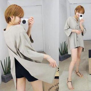 Plain Batwing Top