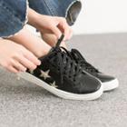 Star-print Lace-up Sneakers