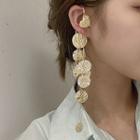 Disc Dangle Earring 1 Piece - Gold - One Size