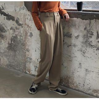High-waist Wide-legs Dress Pants