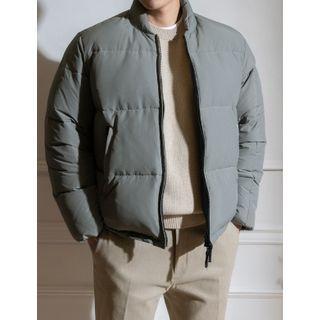 Crew-neck Boxy Padded Jacket