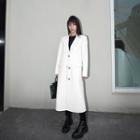 Single Breasted Faux Shearling Coat