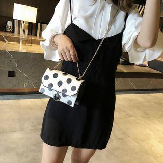 Chain Strap Polka Dot Crossbody Bag