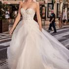 Strapless Trained Wedding Ball Gown