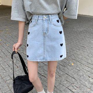 Heart A-line Skirt