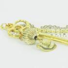 Gold Heaven Bird & Key Necklace One Size