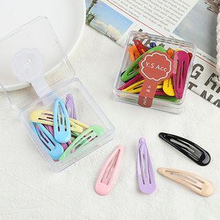 Set Of 12: Alloy Hair Clip