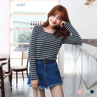 Dots Striped Top