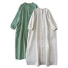 Long-sleeve Midi Oversized Shirt Dress