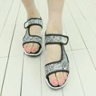 Glittered Velcro Sandals