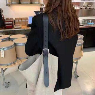 Plain Tote Bag Almond - One Size