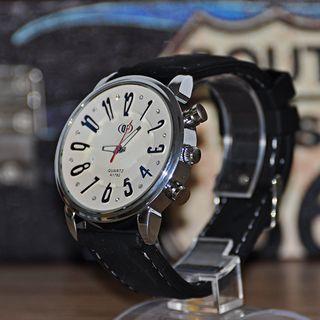 Retro Embellished Strap Watch