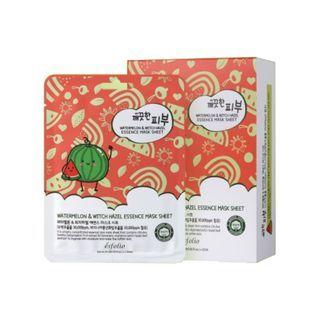 Esfolio - Pure Skin Essence Mask Sheet Set - 4 Types Watermelon & Witch Hazel