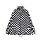 Zipped Checkerboard Jacket