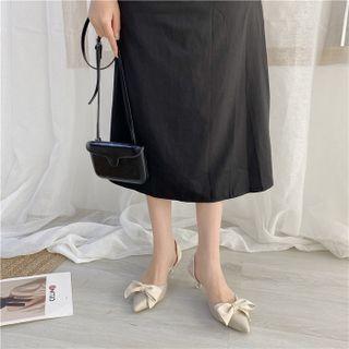 High-heel Pointed Dorsay Pumps