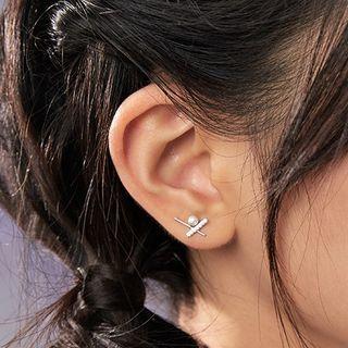 Cross Alloy Earring