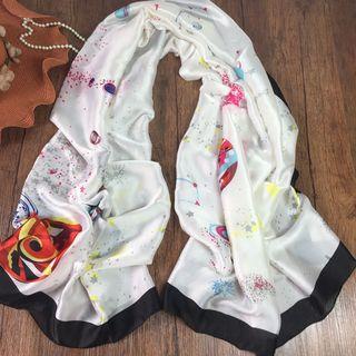 Star Printed Light Scarf