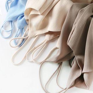 Chiffon Cross Strap Camisole Top