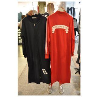 Letter Long-sleeve Dress