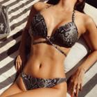 Snakeskin Print Bikini