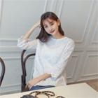 Scallop-edge Lace Top