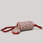 Printed Barrel Crossbody Bag With Coin Purse