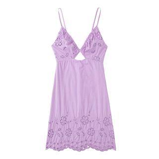 Spaghetti Strap Eyelet Lace Sundress