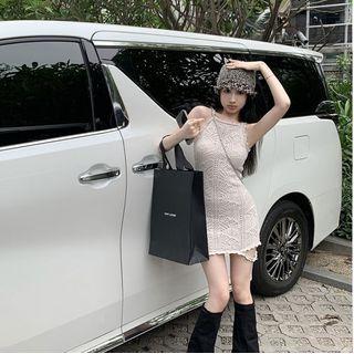 Spaghetti Strap Knit A-line Dress / Camisole Top